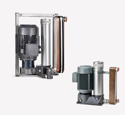 Öl/Wasser Kühl-/Filteraggregate Baureihe BKF Kühlung und Filterung von Hydraulik-Ölen als Nebenstrom Filter System mit Platten-Wärme-Tauscher