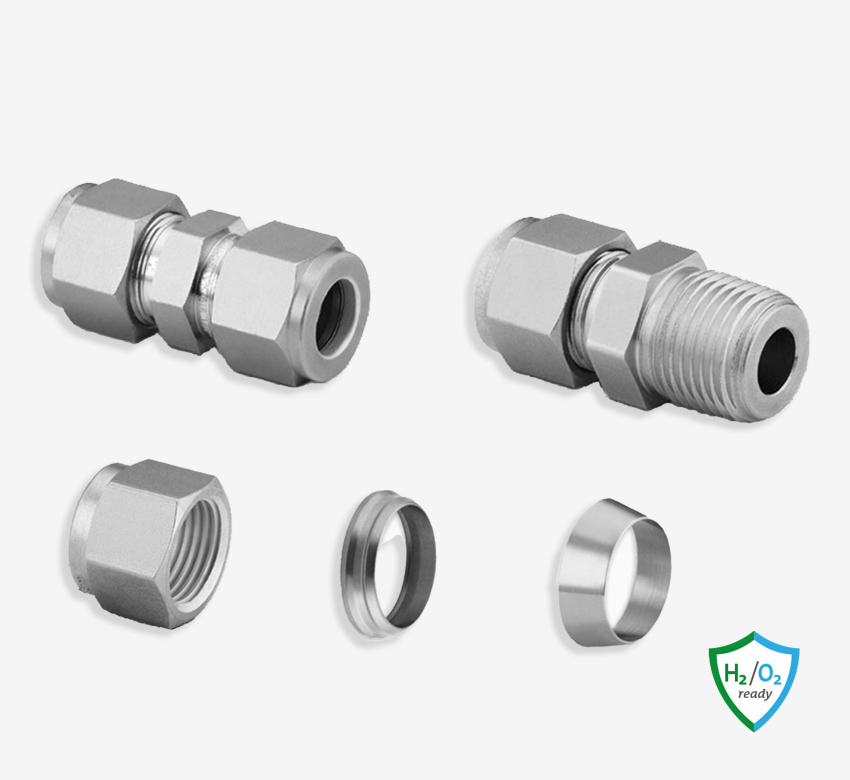 Stainless steel pipe fittings for high-purity oxygen applications The connecting and joining elements are cleaned in accordance with ASTM-G93 to ensure that they are free of particles, oil and grease.