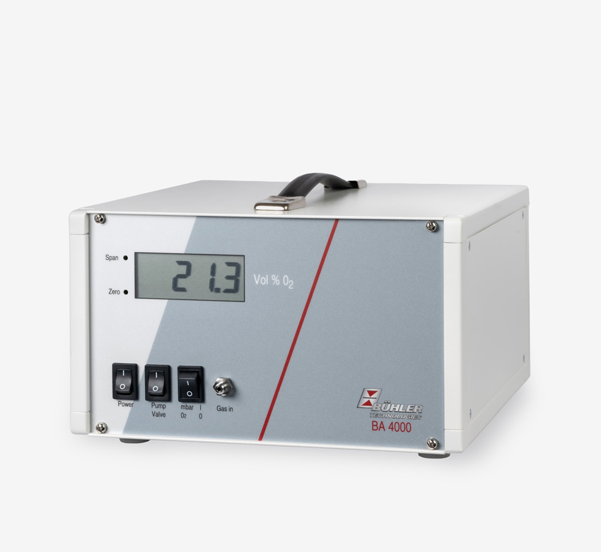 Sauerstoff in Lebensmittelverpackungen BA 4000 Injection Sauerstoff Gas- Analysator für die Lebensmittel bei Schutzgasverpackungen-Industrie