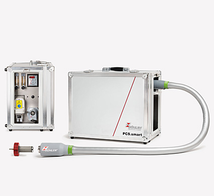 Tragbare Gasaufbereitung PCS.smart Portable Gasaufbereitung mit konfigurierbaren Ausgangstaupunkt und Alarmschwellen