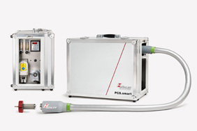 Portable Gasaufbereitung mit konfigurierbaren Ausgangstaupunkt und Alarmschwellen