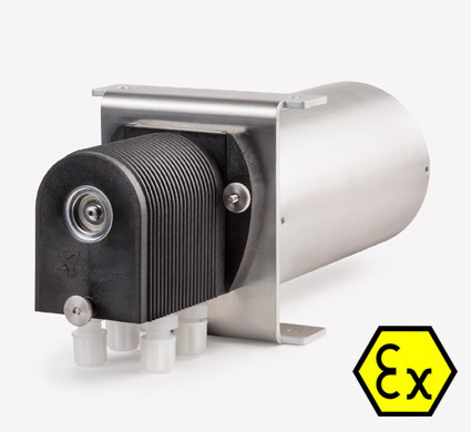 Peristaltische Kondensatpumpen CPsingle X1, CPdouble X1 Für Atex und IECEx Zone 1 zugelassene Peristaltische Kondensat-Pumpe für anspruchsvolle Anwendungen