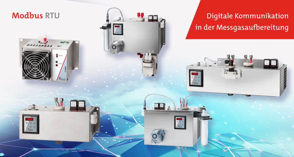 Messgaskühler mit digitaler Schnittstelle